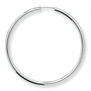Hoop Earrings 925 Sterling Silver Ladies - 13, 15, 20, 40, 46, 50, 65, 70mm - Picture 5 of 9