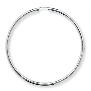 Hoop Earrings 925 Sterling Silver Ladies - 13, 15, 20, 40, 46, 50, 65, 70mm - Picture 7 of 9