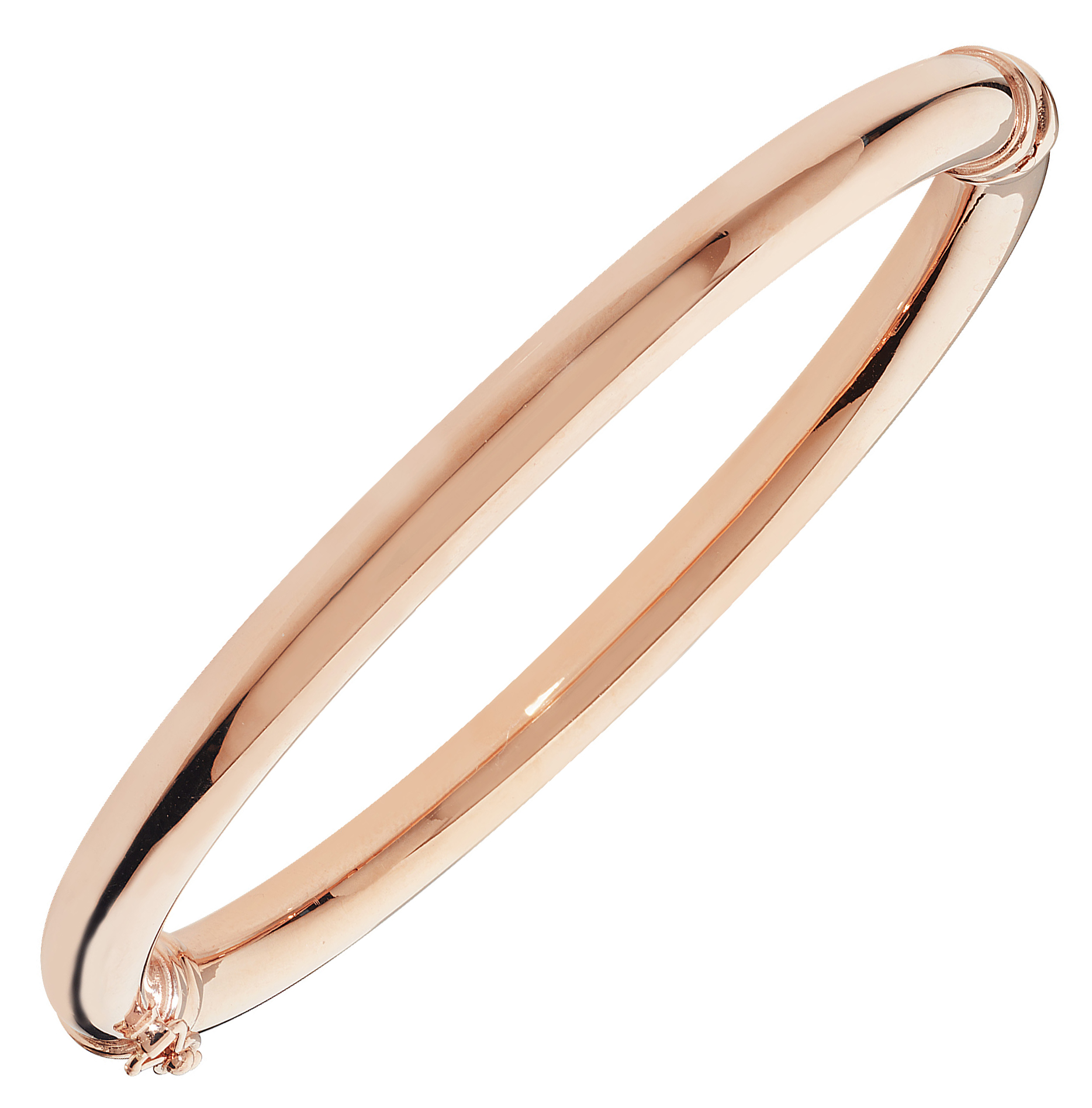 9k Yellow/Rose Gold Women Hinged Bangle - 5.9cm, 8 Grams 194227U