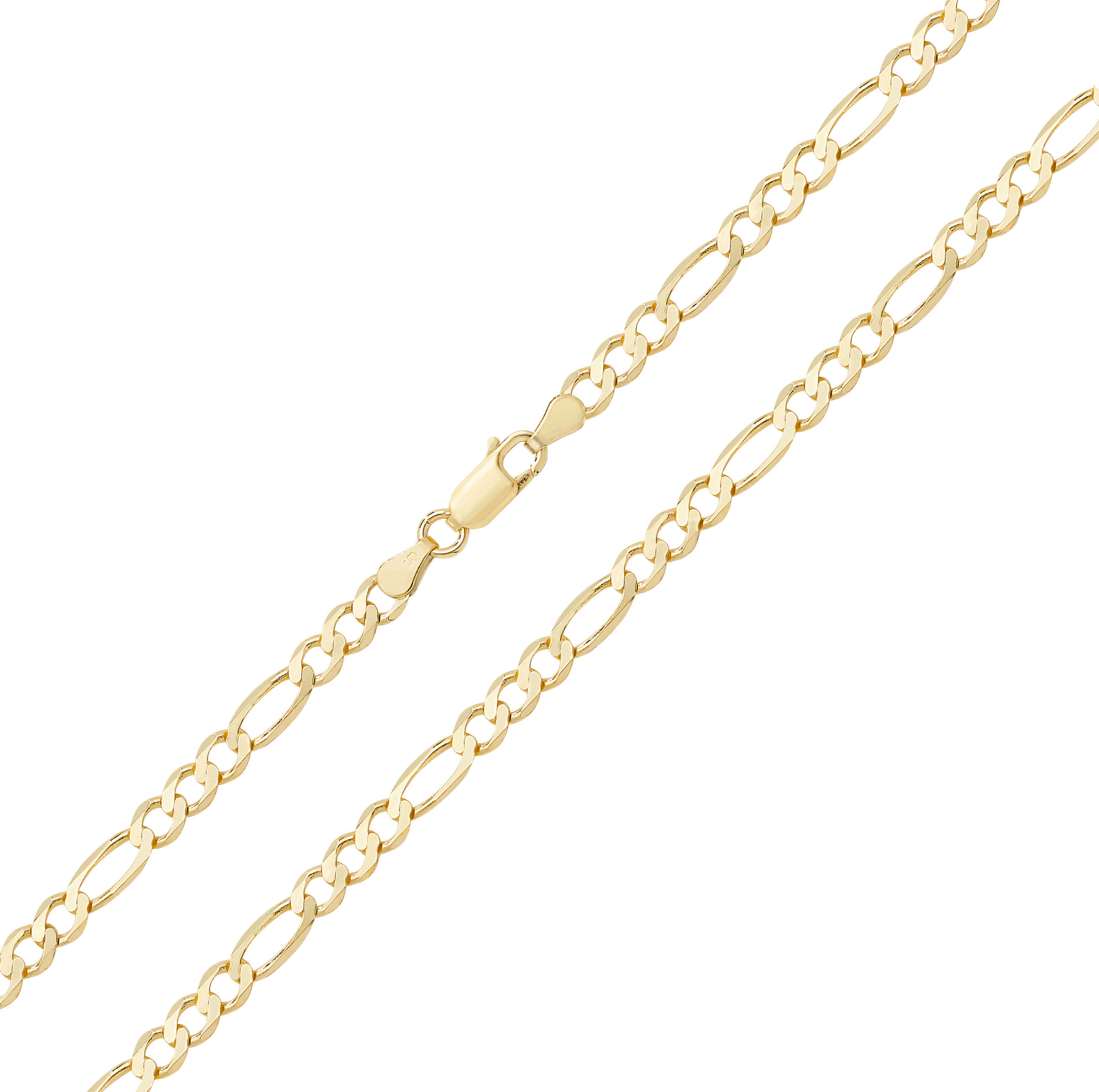 Chaîne Pour Femme En Or Jaune 9 Carats - Longueurs 40.6 à 61 Cm - Neuf Avec étiquettes